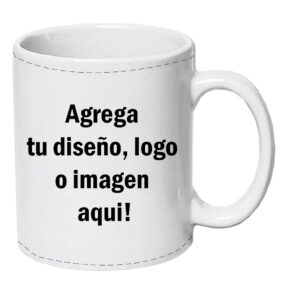 Tazón Blanco Personalizado 11Oz Full Color + Caja